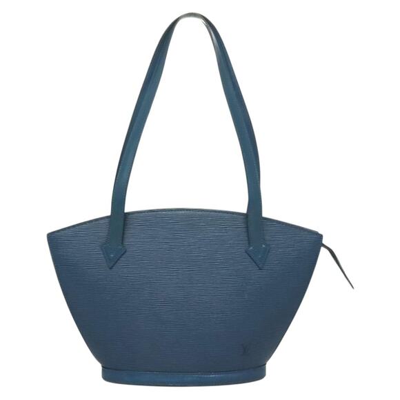 LOUIS VUITTON Epi Saint Jacques Poignees Long Hand Bag Blue M52265 - Picture 13 of 16